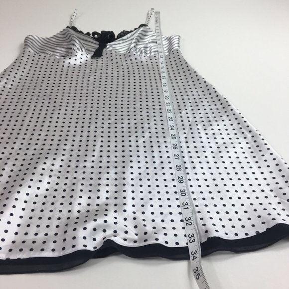 Satin Polka Dot Slip - Picture 3 of 6